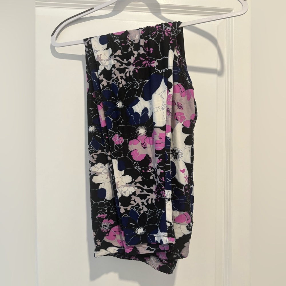 Lularoe flower print TC2 NWOT leggings